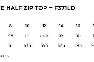 Ramo - F371LD - 320gsm Women's  Polar Fleece Half Zip Top