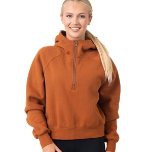 Ramo - F380GL - Womens/Girls Cotton Care Half-Zip