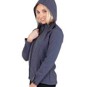 Ramo - J483LD - Womens Soft Shell HOODED Jacket - TEMPEST Range