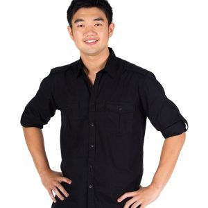 Ramo - S001ML - Mens Military Long Sleeve Shirts