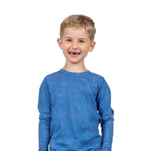 Ramo - T228KS - Kid's Stone Wash Long Sleeve T-shirt