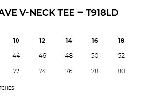 Ramo - T918LD - Women's Raw Cotton Wave V Neck Tshirt