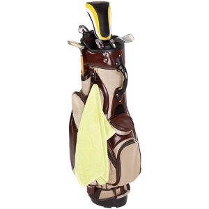 Ramo - TW001G - Bamboo Golf Towel with plastic hook